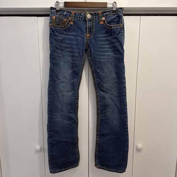 VTG Y2K True Religion Size 30 Women's JOEY Jeans 04503, MADE IN USA - Picture 6 of 9